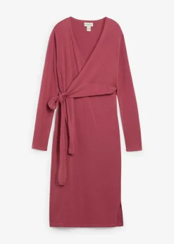 bonprix Bekleidung·Blazer|Umstandsmode|Wickelkleid für die Schwangerschaft und danach aus reiner Baumwolle waldbeere