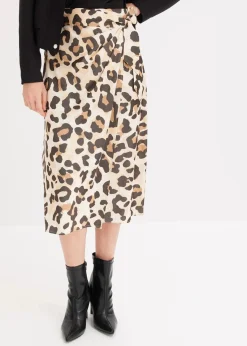 Wickelrock aus feinem Viskose-Mix|bonprix New