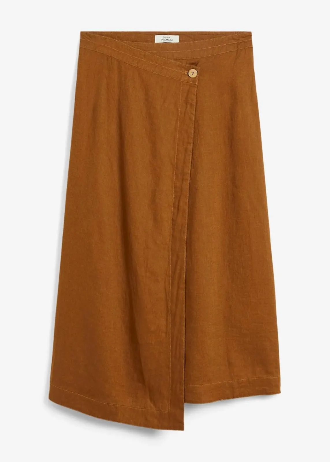 Wickelrock aus reinem Leinen|bonprix Online