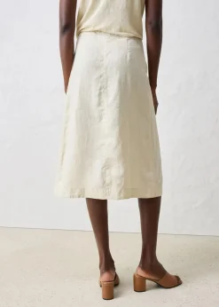 Wickelrock aus reinem Leinen|bonprix Sale