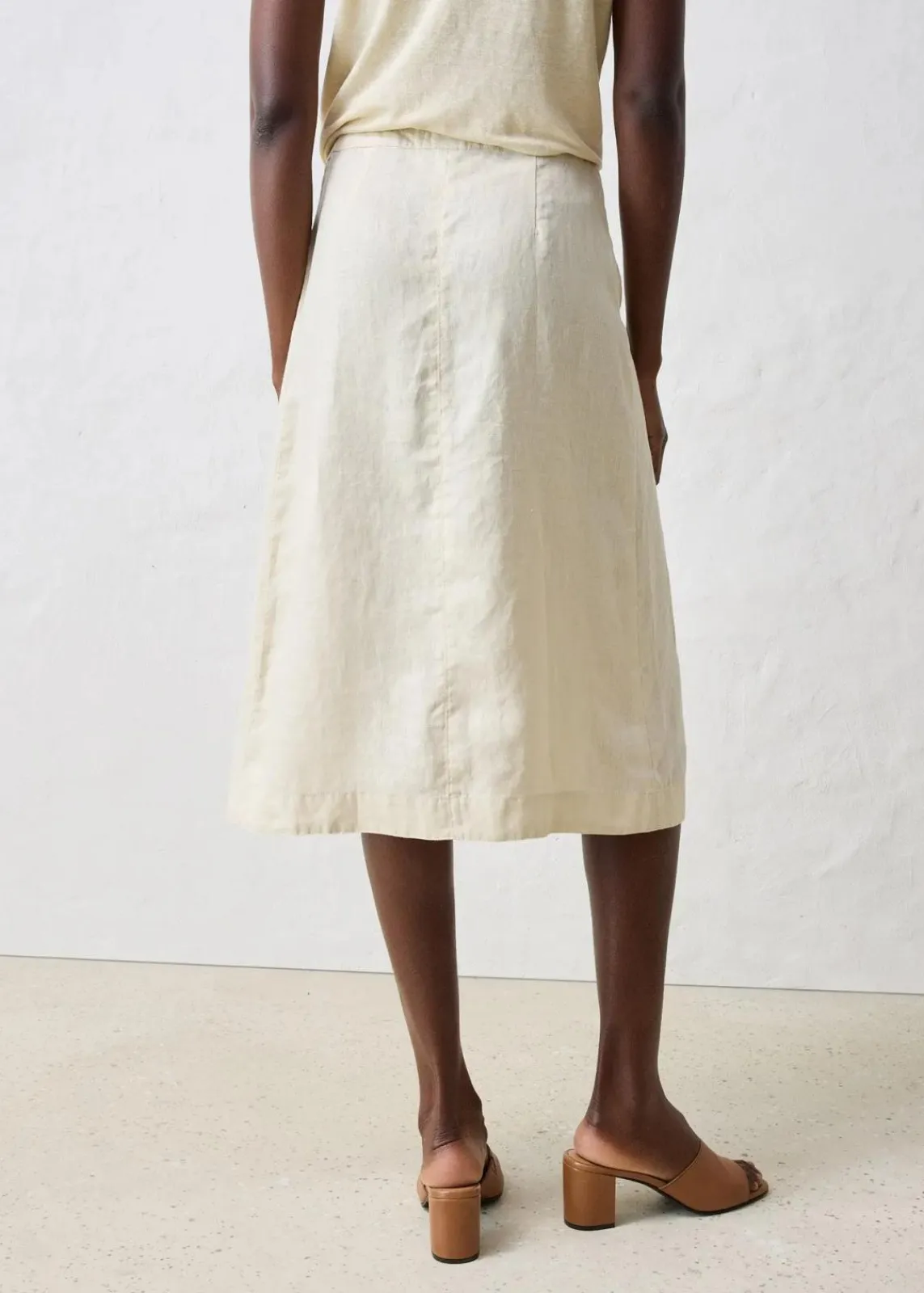 Wickelrock aus reinem Leinen|bonprix Sale