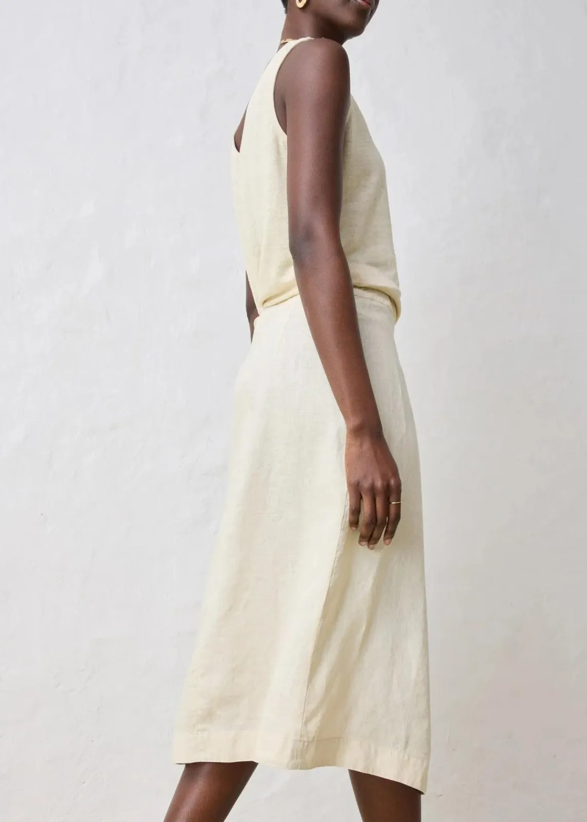 Wickelrock aus reinem Leinen|bonprix Sale