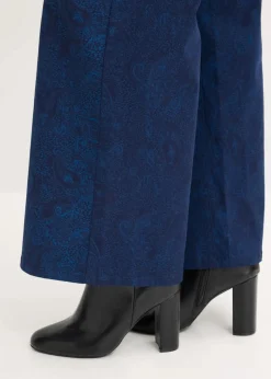 Wide Leg Hose aus Baumwollstretch|bonprix Online