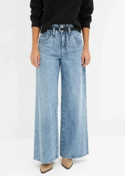 Wide Leg Jeans High Waist|bonprix New