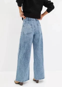 Wide Leg Jeans High Waist|bonprix New