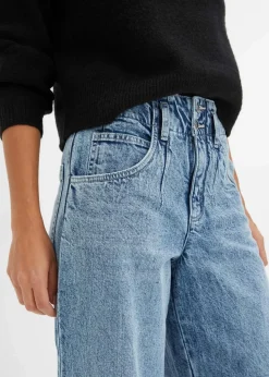 Wide Leg Jeans High Waist|bonprix New