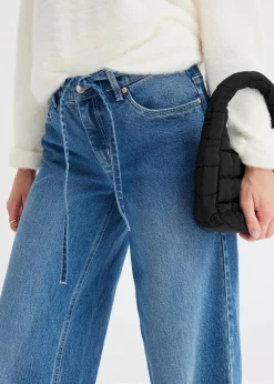 Wide Leg Jeans Mid Waist|bonprix Online