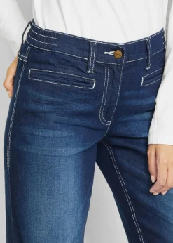 Wide Leg Jeans Mid Waist, Bequembund|bonprix Online