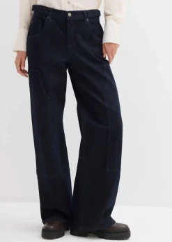 Wide-Leg Jeans Mid Waist|bonprix Outlet