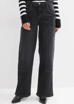Wide-Leg Jeans Mid Waist|bonprix Discount