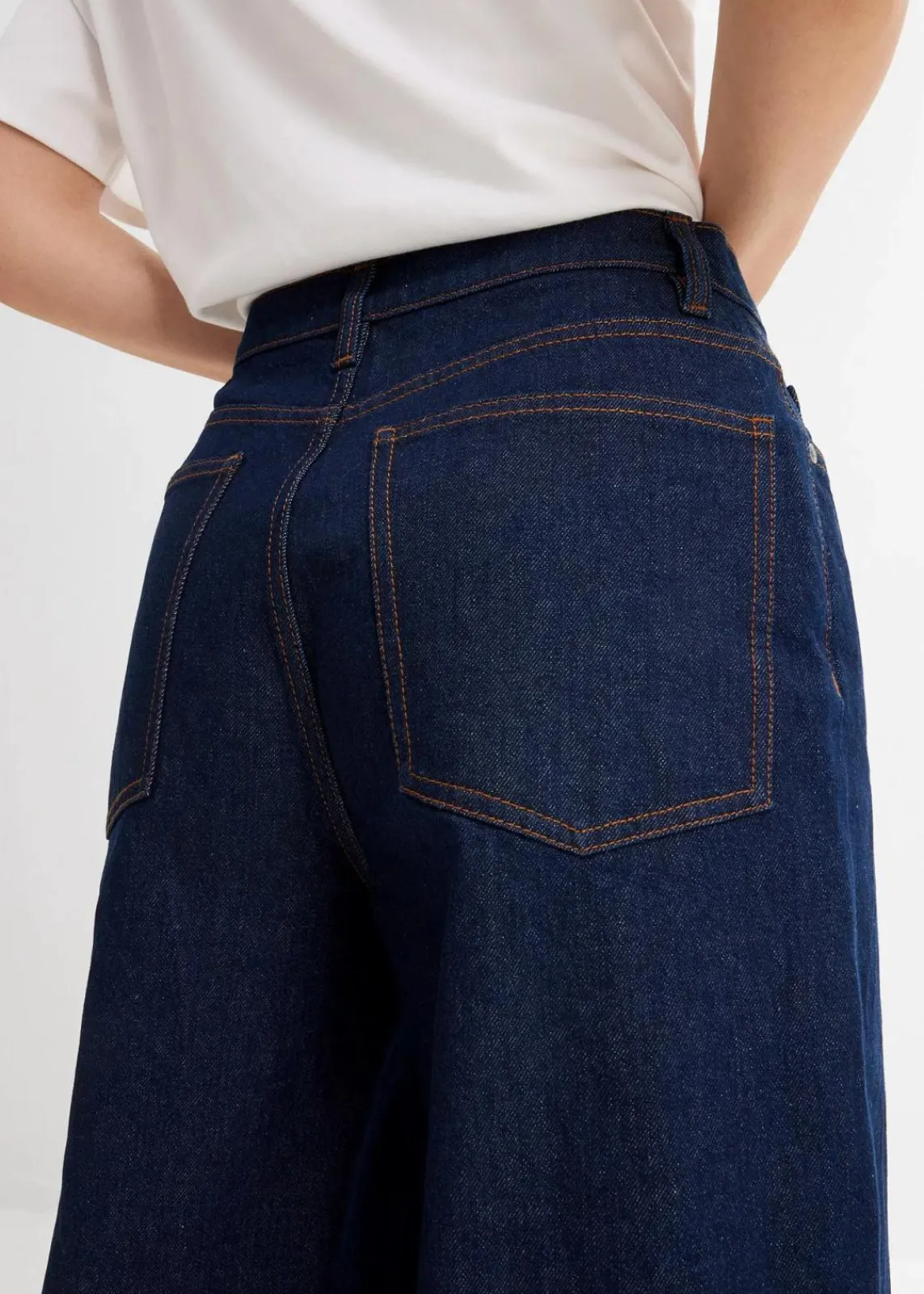 Wide-Leg-Jeans High Waist|bonprix