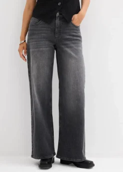 Wide-Leg-Jeans, High Waist|bonprix Discount
