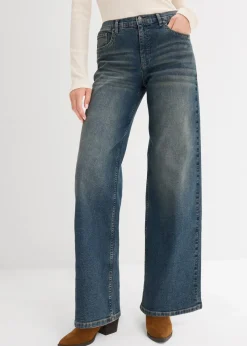 Wide-Leg-Jeans, High Waist|bonprix Discount