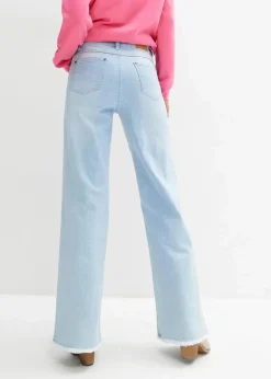 Wide-Leg-Jeans High Waist|bonprix Clearance