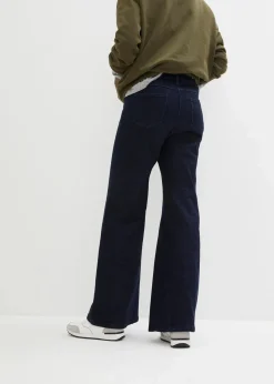 Wide-Leg-Jeans High Waist, Bequembund|bonprix Outlet