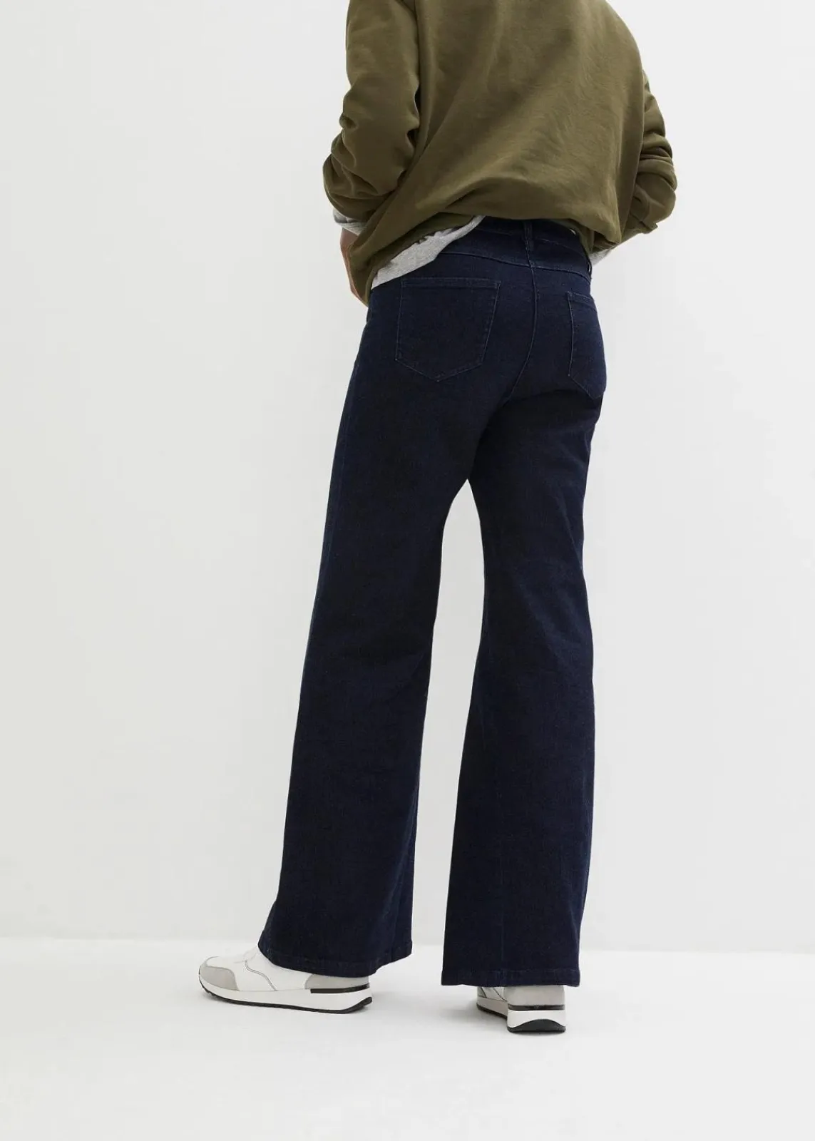 Wide-Leg-Jeans High Waist, Bequembund|bonprix Outlet