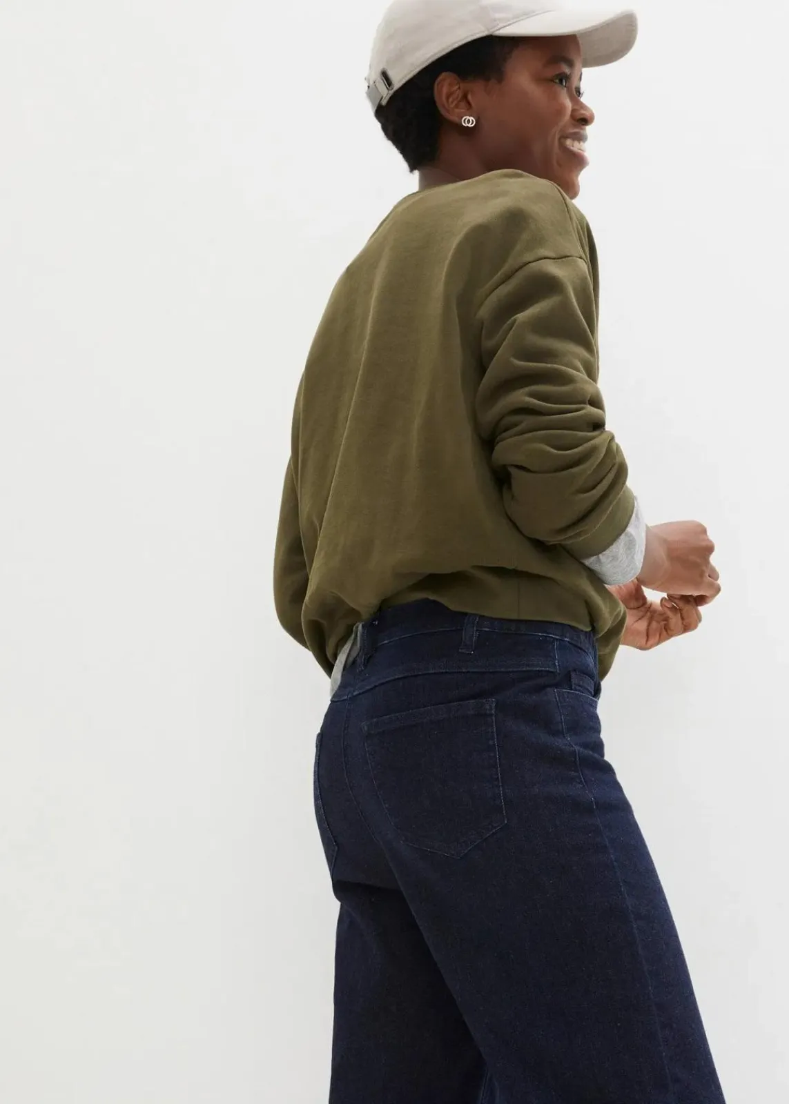 Wide-Leg-Jeans High Waist, Bequembund|bonprix Outlet