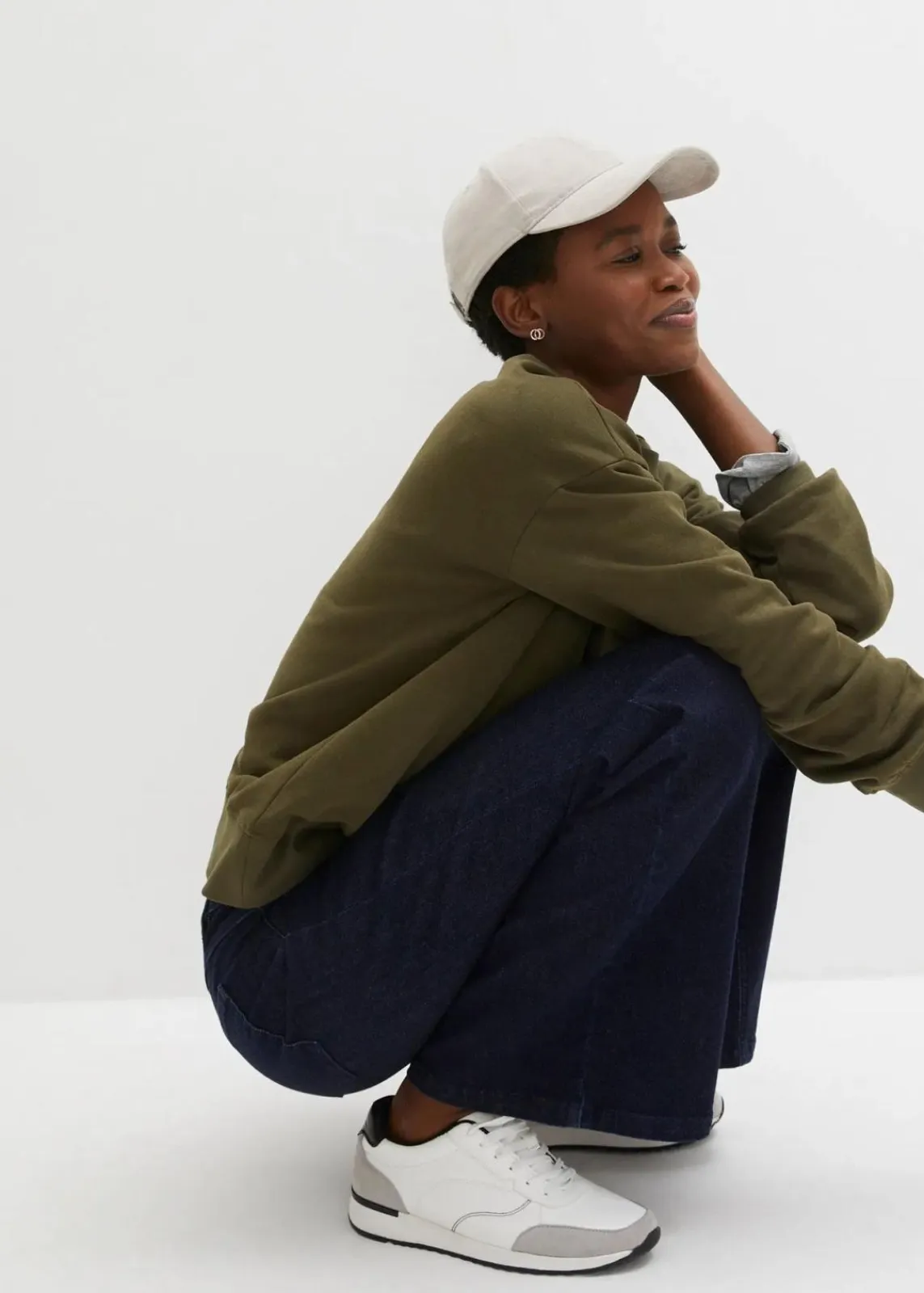 Wide-Leg-Jeans High Waist, Bequembund|bonprix Outlet