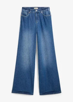 Wide-Leg-Jeans, High Waist, Full Length Bequembund|bonprix