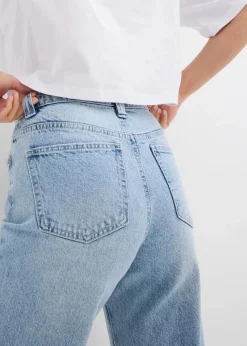 Wide-Leg-Jeans High Waist, Low Stretch|bonprix Online