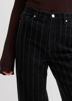 Wide-Leg-Jeans High Waist mit Destroyed Effekten|bonprix Hot