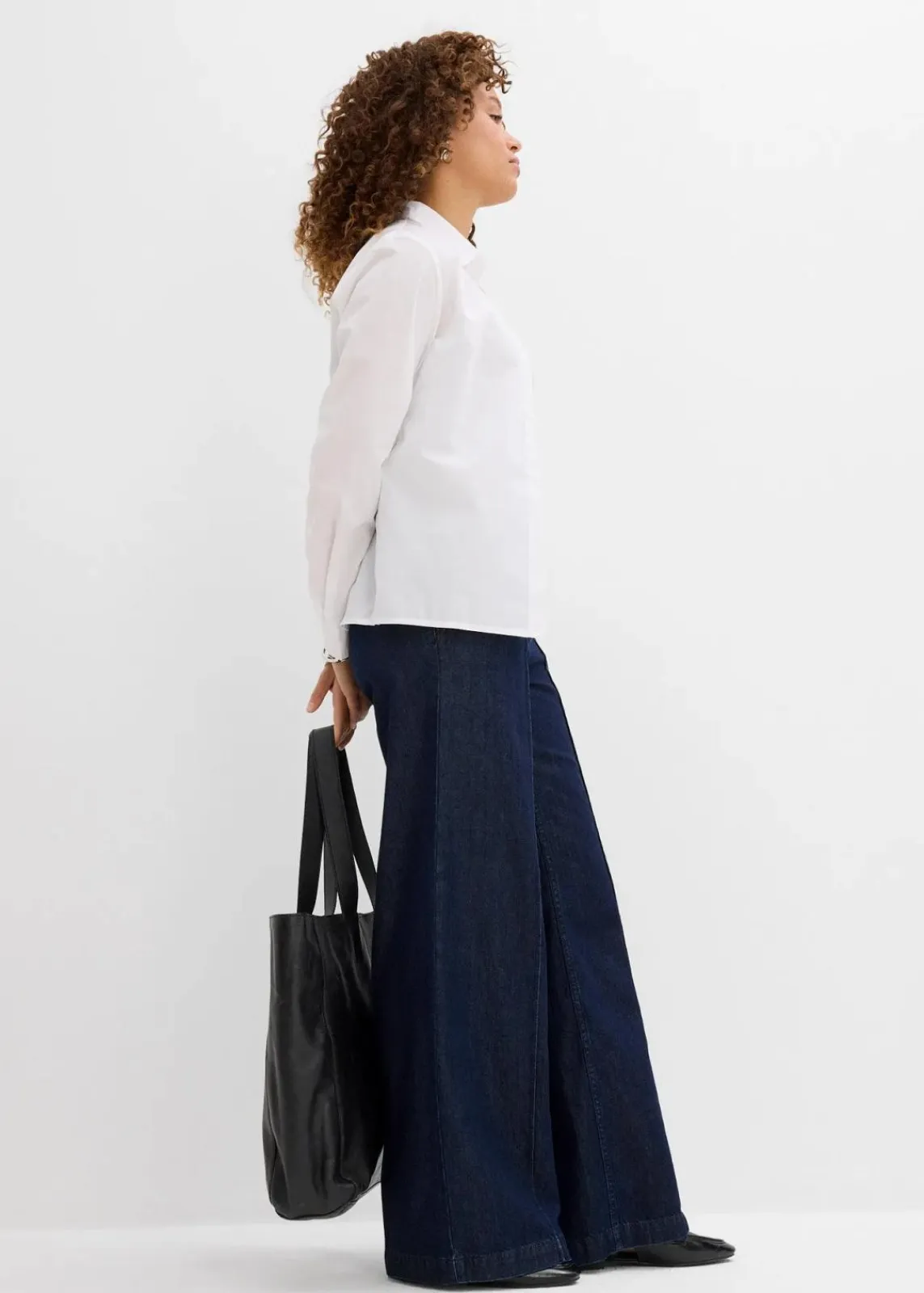 Wide-Leg-Jeans High Waist, Super Soft|bonprix Online