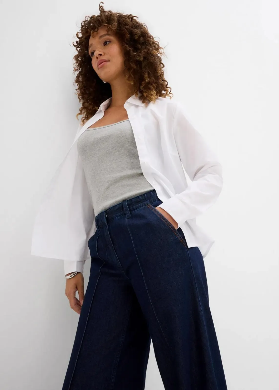 Wide-Leg-Jeans High Waist, Super Soft|bonprix Online