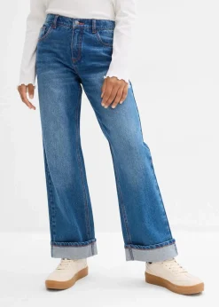 Wide-Leg-Jeans Low Waist|bonprix Discount
