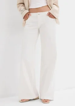 Wide-Leg-Jeans, Low Waist|bonprix Outlet