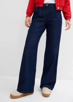 Wide-Leg-Jeans, Mid Waist|bonprix Clearance