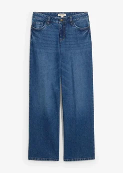 Wide-Leg-Jeans Mid Waist|bonprix New