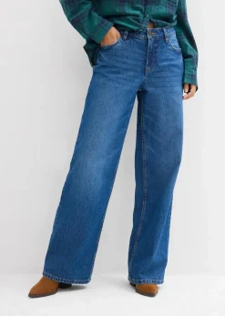 Wide-Leg-Jeans Mid Waist|bonprix New