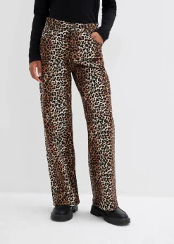 Wide-Leg-Jeans Mid Waist|bonprix Online