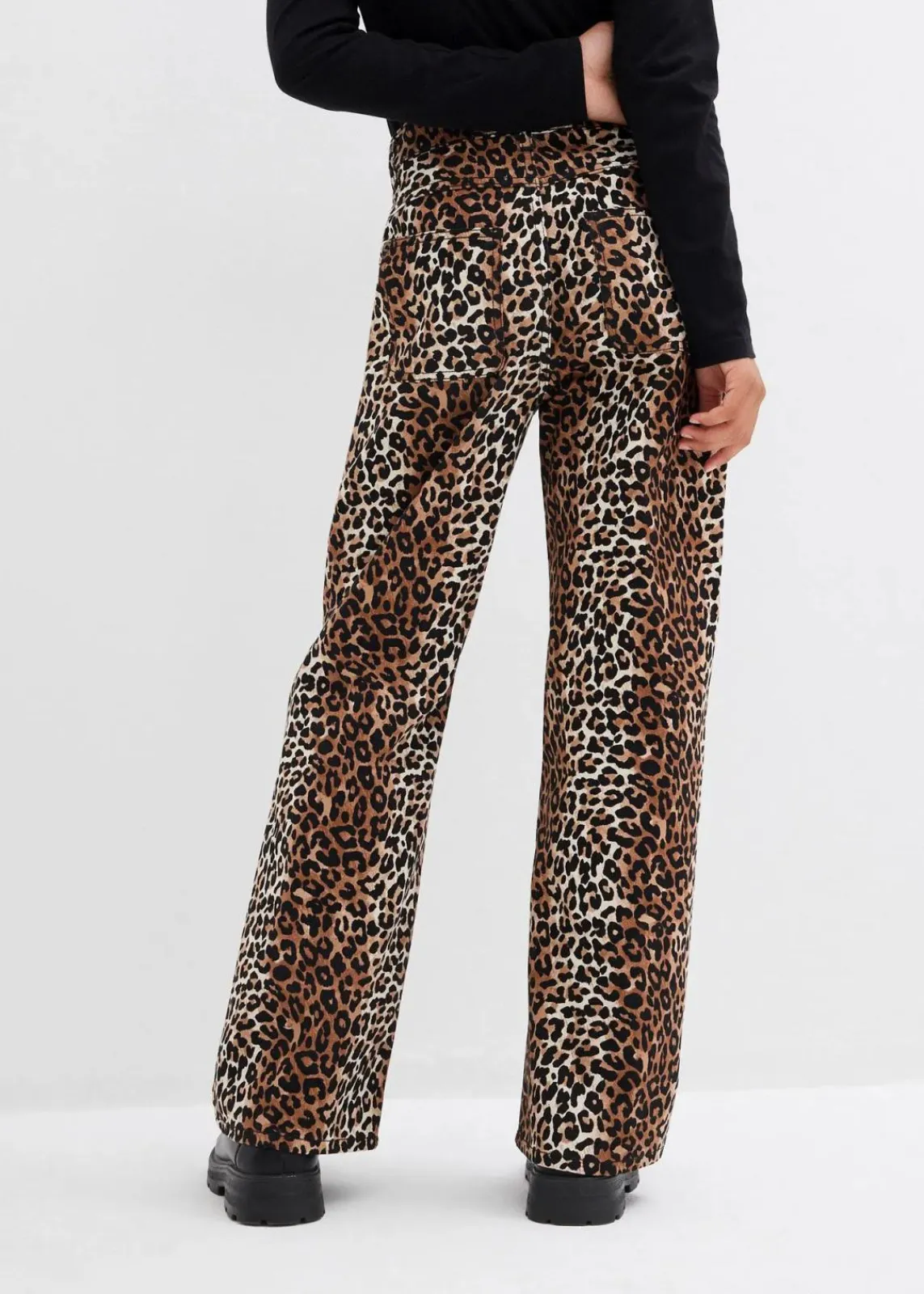 Wide-Leg-Jeans Mid Waist|bonprix Online