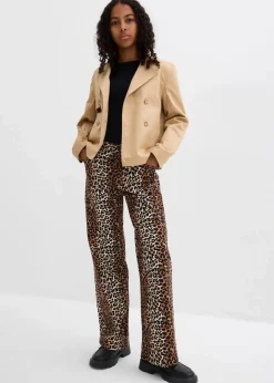 Wide-Leg-Jeans Mid Waist|bonprix Online