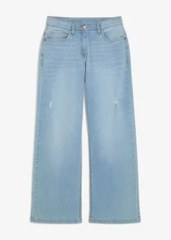 Wide-Leg-Jeans Mid Waist|bonprix Outlet