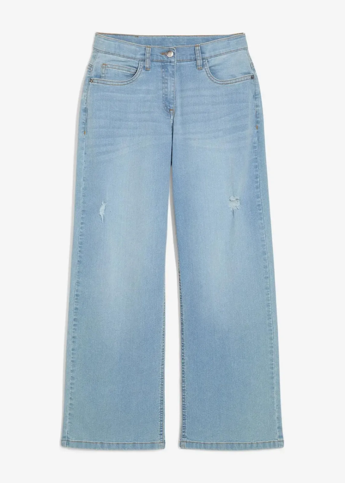 Wide-Leg-Jeans Mid Waist|bonprix Outlet