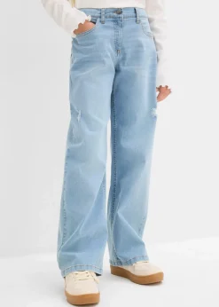 Wide-Leg-Jeans Mid Waist|bonprix Outlet