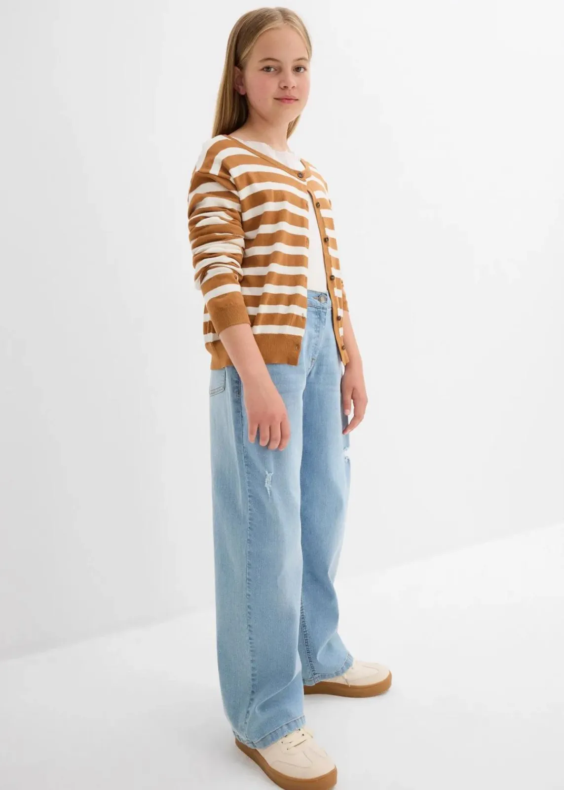 Wide-Leg-Jeans Mid Waist|bonprix Outlet