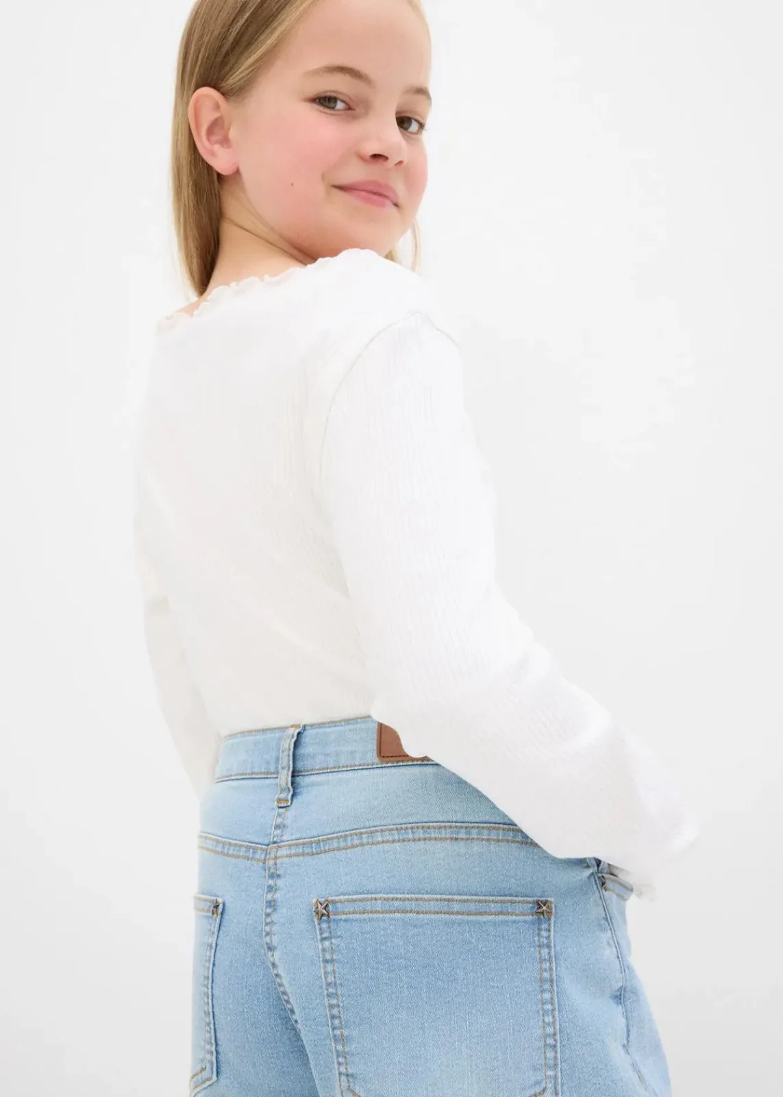 Wide-Leg-Jeans Mid Waist|bonprix Outlet