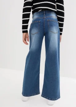 Wide-Leg-Jeans Mid Waist|bonprix Outlet