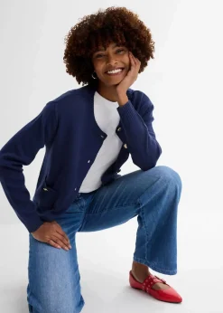 Wide-Leg-Jeans, Mid Waist|bonprix Hot