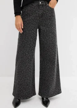 Wide-Leg-Jeans Mid Waist|bonprix Best