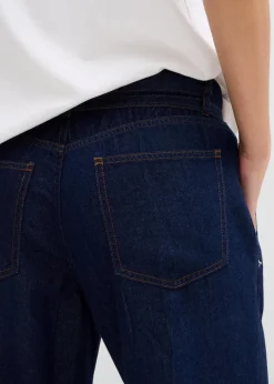 Wide-Leg-Jeans Mid Waist mit Gürtel|bonprix Hot