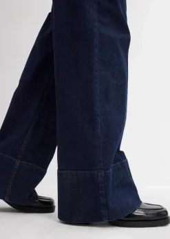 Wide-Leg-Jeans Mid Waist mit Bio Baumwolle|bonprix Best