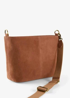 bonprix Taschen|Wildleder Handtasche schokosorbet