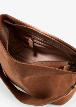 bonprix Taschen|Wildleder Handtasche schokosorbet