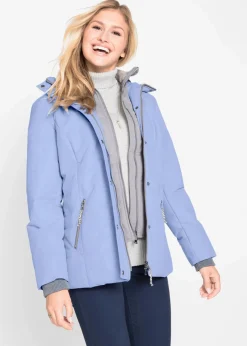 bonprix Jacken & Mäntel|Bekleidung·Hosen|Winterjacke in 2-in1 Optik perlblau