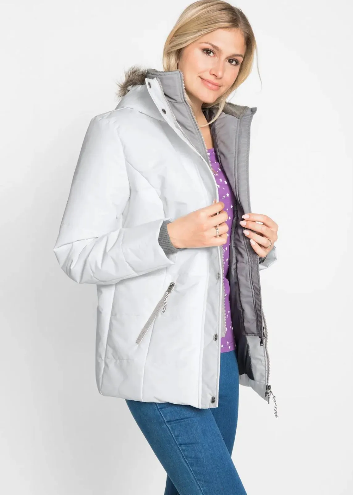 Winterjacke in 2-in1 Optik|bonprix Sale