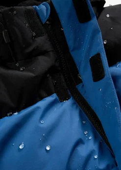 bonprix Jungen 9-16 Jahre·Bademode|Jungen 9-16 Jahre·Jacken & Outdoor|Winterjacke mit Fleecefutter, wasserabweisend blau/schwarz
